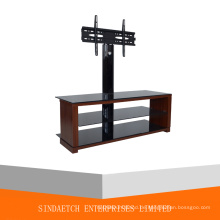 MDF und gehärtetem Glas TV Stand mit Kabelmanagement